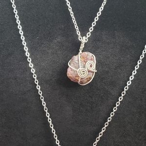 Raw Ruby pendant